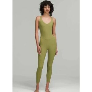 Lululemon Align Bodysuit Bronze Green Women’s Sz 6
